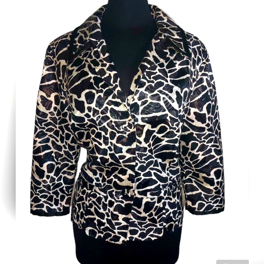 CHIOO'S Giraffe Primt Jacket